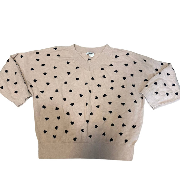 kate spade Sweaters - Kate Spade heartbeat women's V-neck sweater silk blend dolman sleeve S/M size